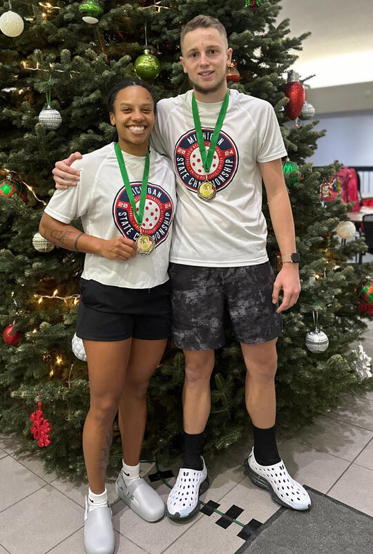 Kaeden with Monica
