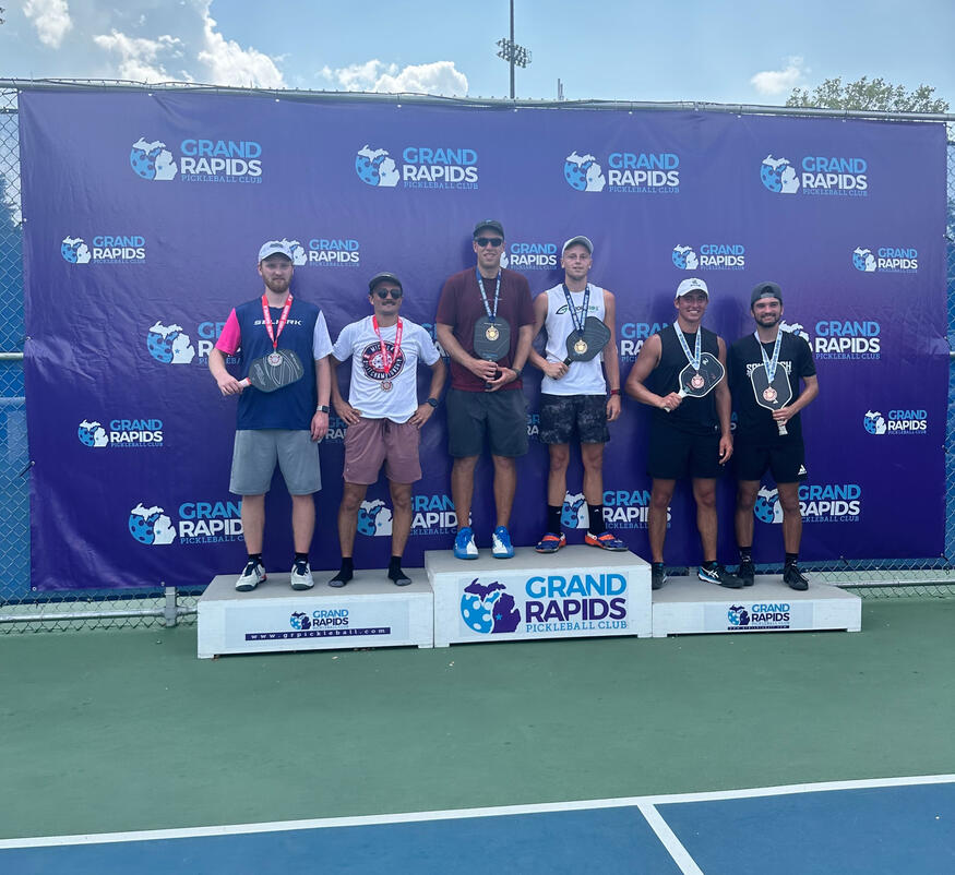 Kaeden getting Gold at a Bellknap tournament